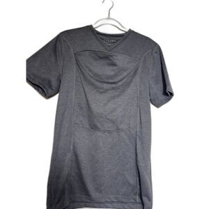 LALABU Dad Shirt Baby Wearing Tee Contact Size Medium Gray Wrap Kangaroo NWOT